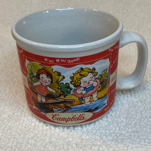 Campbell'S Other - Campbell's Soup Kids Mug M m Good Ceramic Vintage Collectible 2000